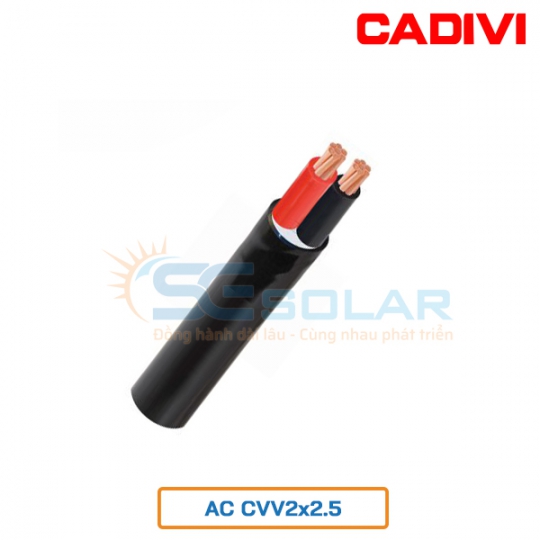 Dây điện AC CVV2x2.5 - CADIVI